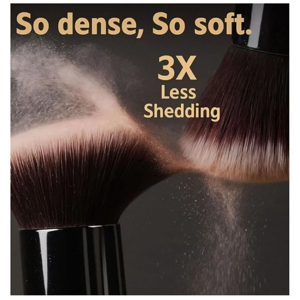 New in Box! Beakey Advanced Glam Blend Makeup 10 Brush Set w/ 2 Blending Sponges